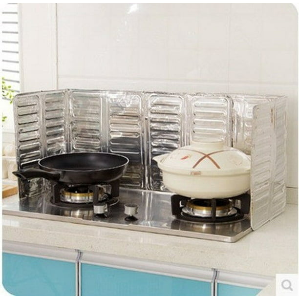 Kitchen Screen Oil Splash Anti-Splatter Cover Pan Screen Shield Guard Frying 